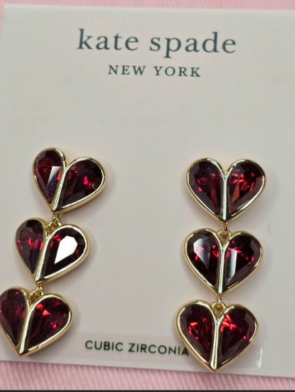 kate spade Rock Solid Linear Drop Earrings